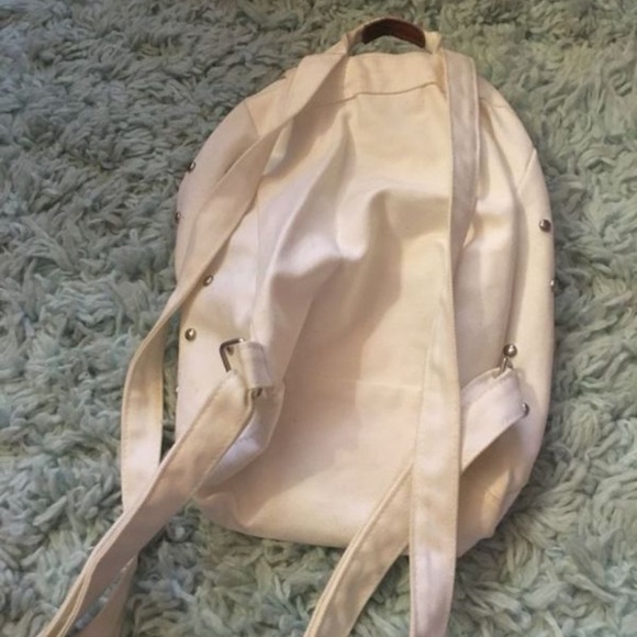 Victorias Secret PINK Mini White Backpack Jewels - Picture 2 of 5